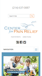 Mobile Screenshot of dallascenterforpain.com